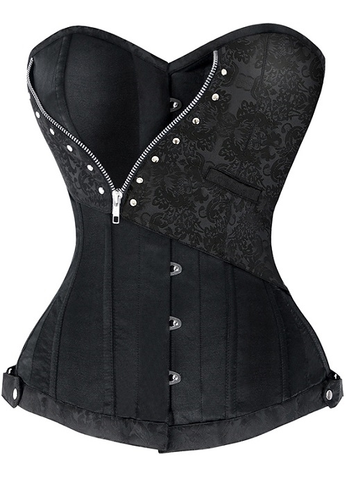 Steampunk satin korset